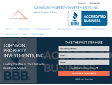 Tablet Screenshot of joproinvestments.com